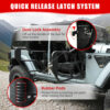 Jeep Tube Doors for Wrangler JL & Gladiator JT (2018-2024) - 4-Pc Set w/Mirrors – Image 8