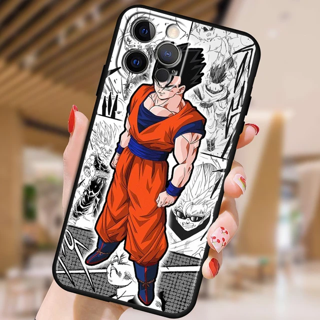 Japanese Art D-Dragon Ball Z For Apple iPhone 15 14 13 12 Pro Max Mini 11 Pro XS Max X XR 6 7 8 Plus SE 2020 Black Phone Case – Image 9
