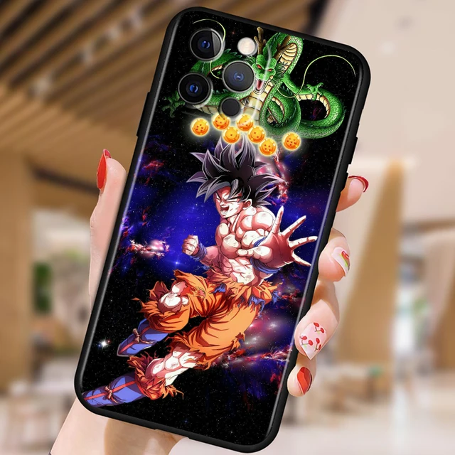 Japanese Art D-Dragon Ball Z For Apple iPhone 15 14 13 12 Pro Max Mini 11 Pro XS Max X XR 6 7 8 Plus SE 2020 Black Phone Case – Image 14