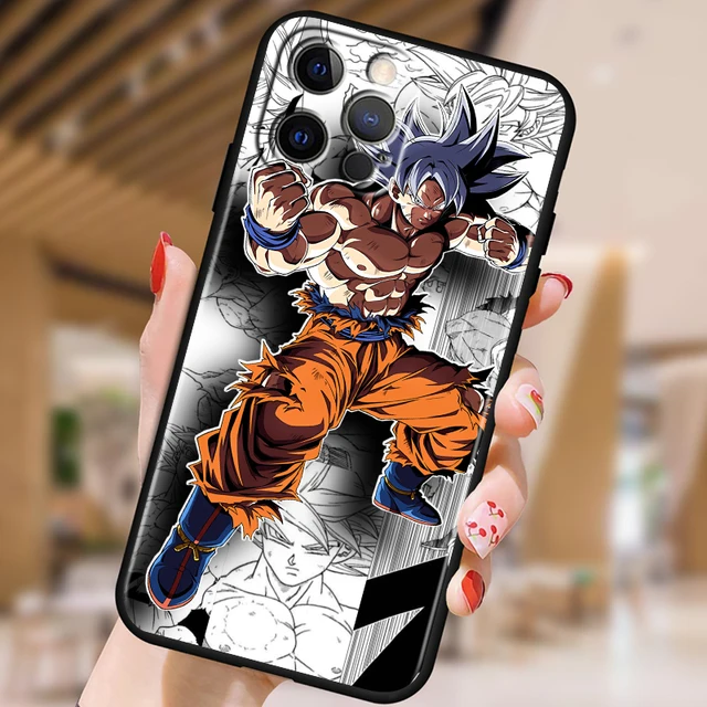 Japanese Art D-Dragon Ball Z For Apple iPhone 15 14 13 12 Pro Max Mini 11 Pro XS Max X XR 6 7 8 Plus SE 2020 Black Phone Case – Image 10