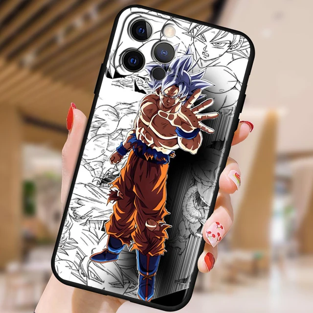 Japanese Art D-Dragon Ball Z For Apple iPhone 15 14 13 12 Pro Max Mini 11 Pro XS Max X XR 6 7 8 Plus SE 2020 Black Phone Case – Image 11