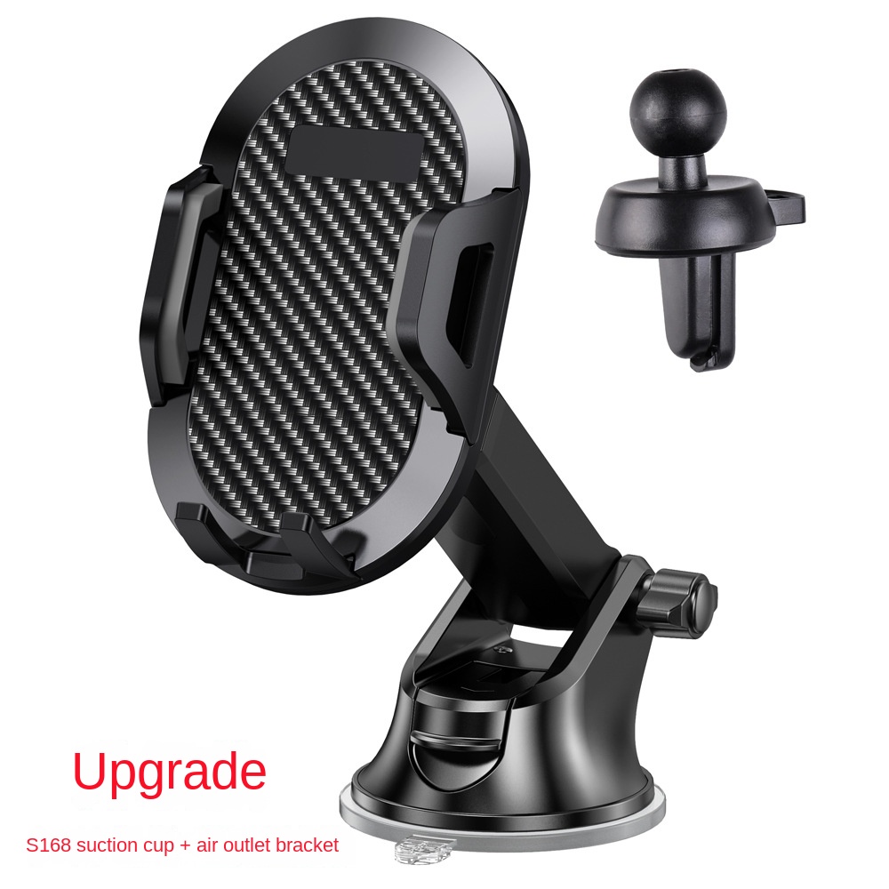 Long Rod Automatic Lock Car Phone Holder Telescopic Suction Cup Mount for Car Air Vent Lazy Live Streaming – Image 17