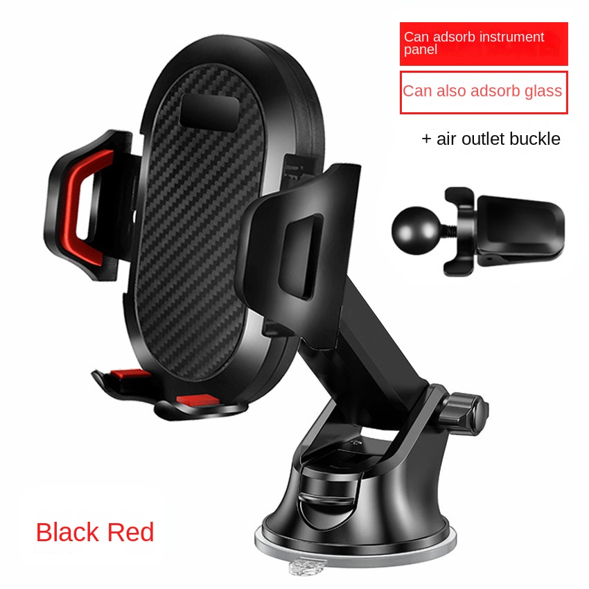 Long Rod Automatic Lock Car Phone Holder Telescopic Suction Cup Mount for Car Air Vent Lazy Live Streaming – Image 10