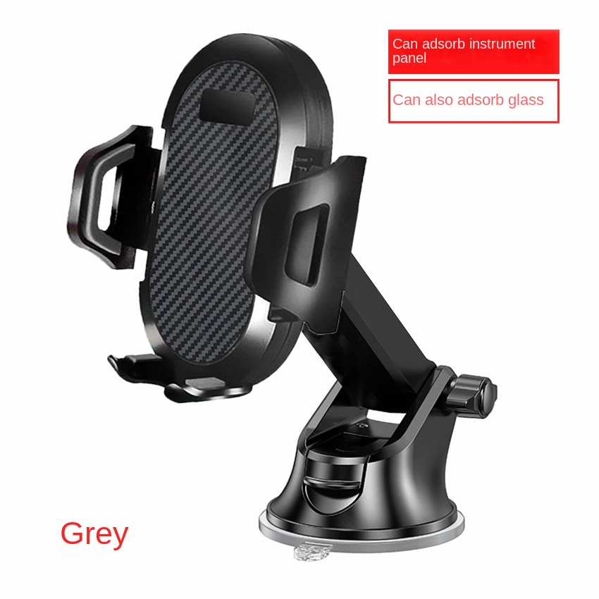 Long Rod Automatic Lock Car Phone Holder Telescopic Suction Cup Mount for Car Air Vent Lazy Live Streaming – Image 9
