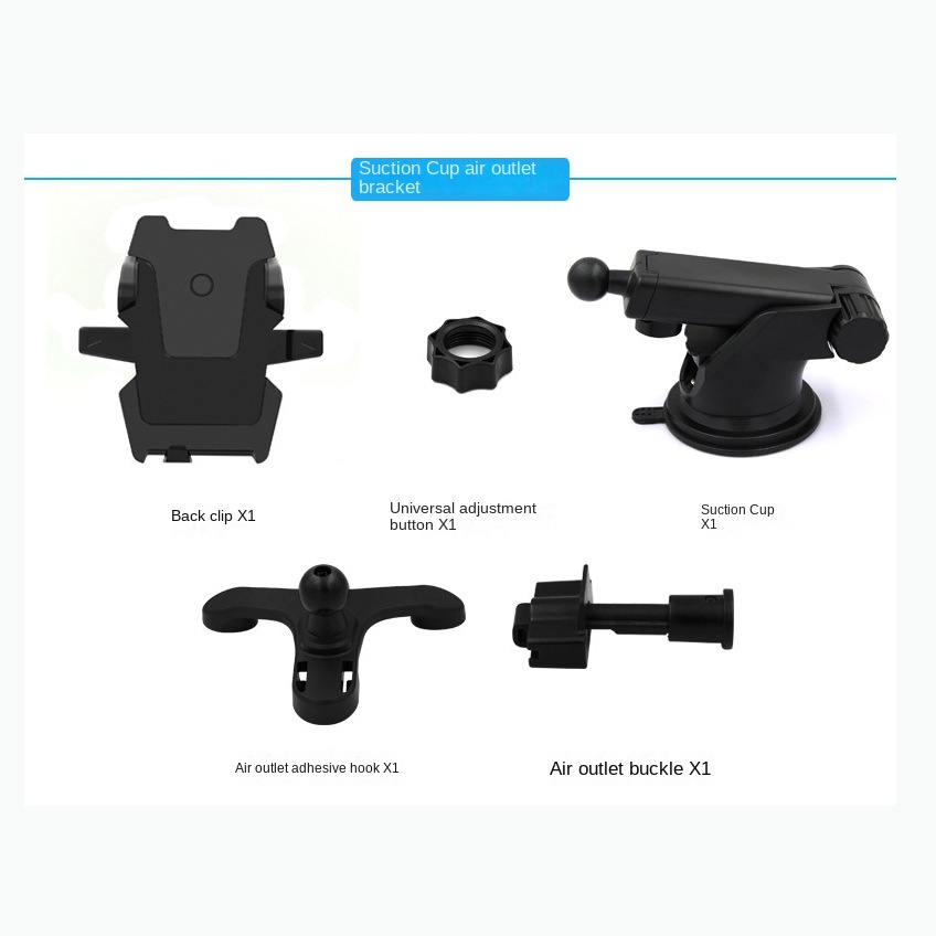 Long Rod Automatic Lock Car Phone Holder Telescopic Suction Cup Mount for Car Air Vent Lazy Live Streaming – Image 14